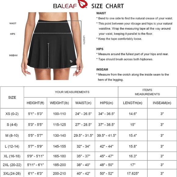 Women's Pleated Tennis Skirts Athletic Golf Skorts Skirts with Shorts - Picture 6 of 7